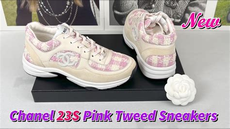 chanel inspired tweed sneakers